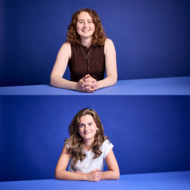 Libby Hutton and Megan Shaw