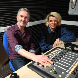 steve gilroy of northumbria university and anna disley of new writing north