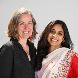 Principal Investigators Dr Meghan Kumar and Dr Devaki Nambiar.