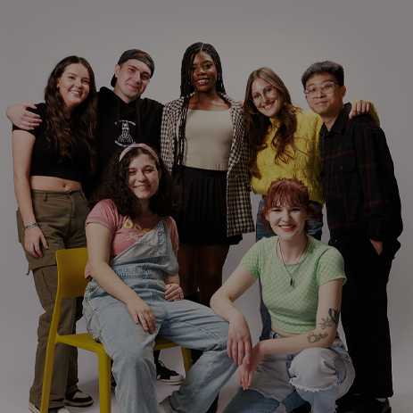 Image: 7 Northumbria student as part of the I Am Northumbria campaign.