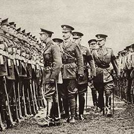 a group of people in uniform posing for a photo