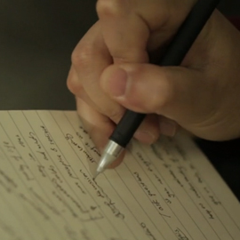 a close up of a document