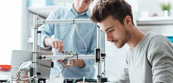 a man standing in a room