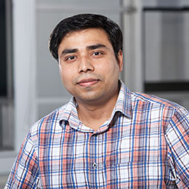 a man looking at the camera