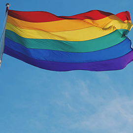 a close up of a flag