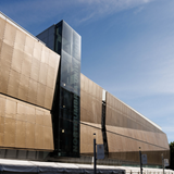 Building against a blue sky