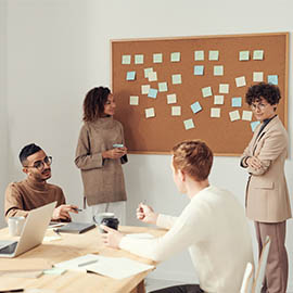 group of people in meeting