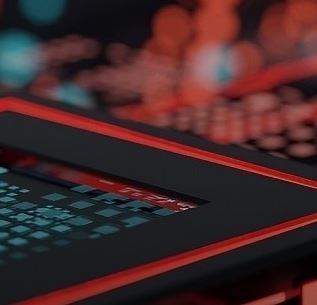 PART OF COMPUTER CHIP