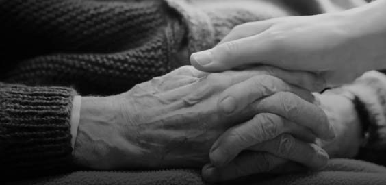 a person sleeping on a bed