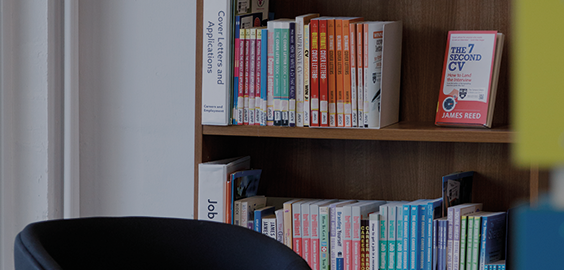 Image of a bookshelf