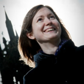 a woman looking at the camera