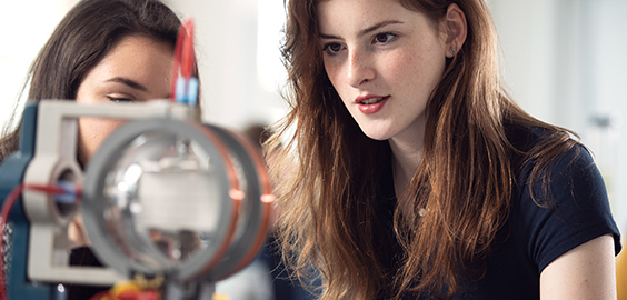 a woman looking at the camera