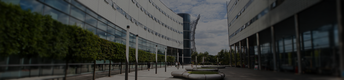 a wide angle shot of our CCE campuses, darkened and blurred at the edges