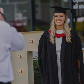 Student at graduation