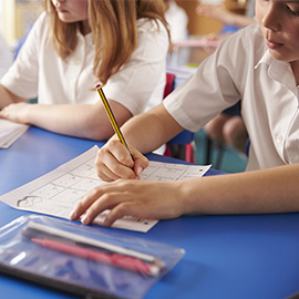 Children in a classroom
